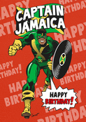 Captain Jamaica, h&eacute;ros d'anniversaire humoristique